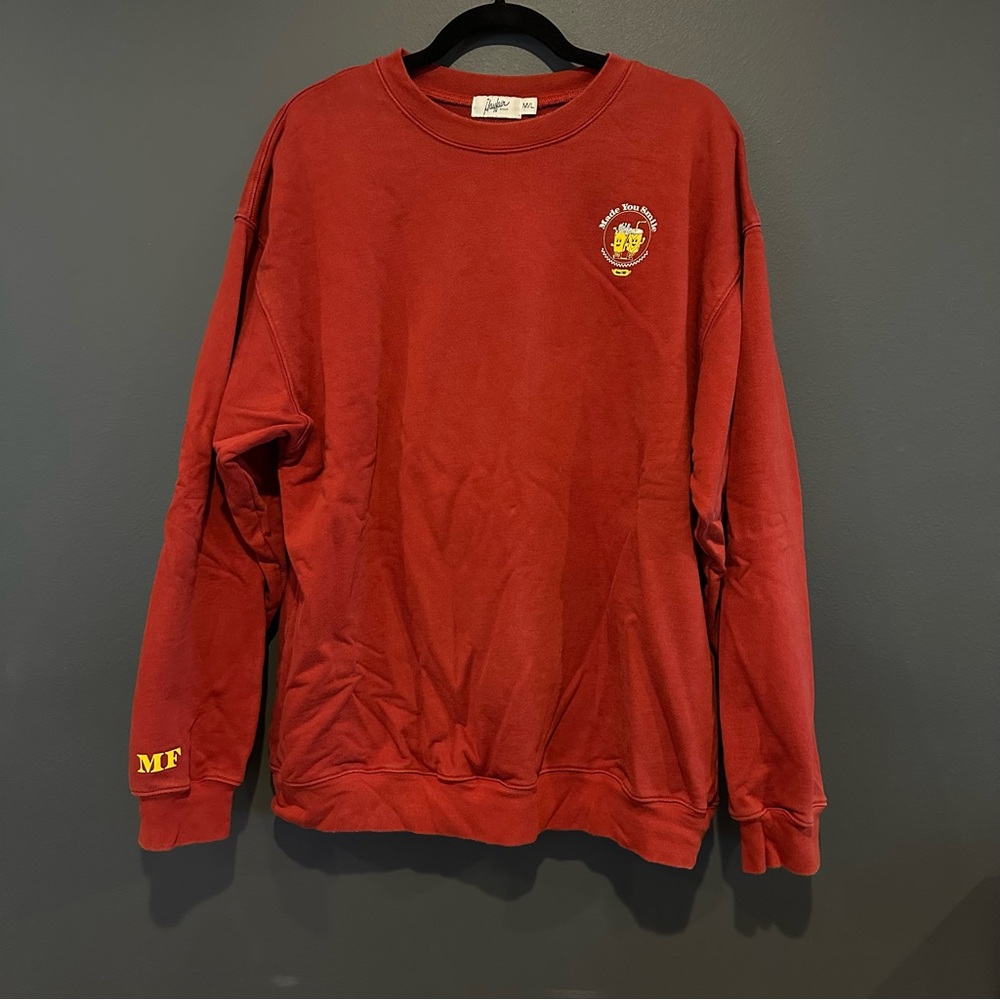 Vintage Red Crewneck Sweatshirt